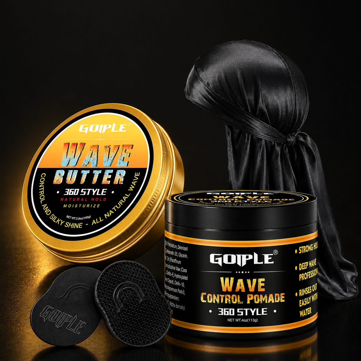 360 Wave Butter & Pomade Styling Kit